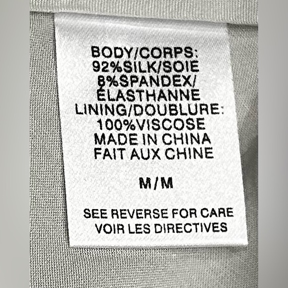 NWT CAMI NYC Felicity Crystal-Embellished Silk-Blend Charmeuse Camisole - Silver - Picture 12 of 12